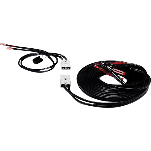 Pinces robustes enti&egrave;rement isol&eacute;es avec adaptateurs de borne lat&eacute;rale, 4 AWG, 500 A, C&acirc;ble 25' Distribution Industrielle GC