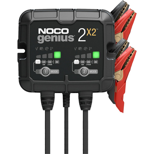 Chargeur de batterie 2 sorties de 4 A Genius 2X2 Distribution Industrielle GC