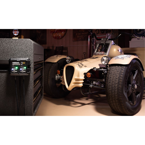 Chargeur de batterie 2 sorties de 4 A Genius 2X2 Distribution Industrielle GC