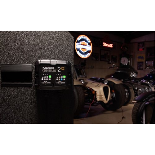 Chargeur de batterie 2 sorties de 4 A Genius 2X2 Distribution Industrielle GC