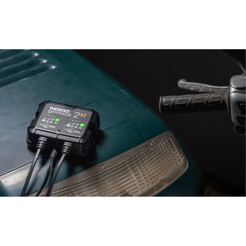 Chargeur de batterie 2 sorties de 4 A Genius 2X2 Distribution Industrielle GC