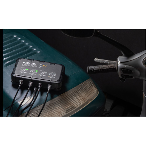 Chargeur de batterie 4 sorties de 8 A Genius 2X4 Distribution Industrielle GC
