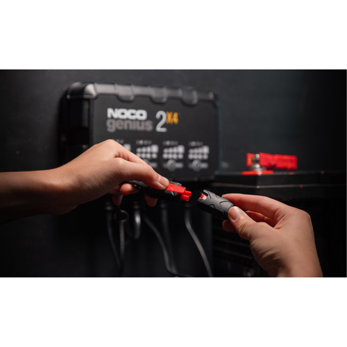 Chargeur de batterie 4 sorties de 8 A Genius 2X4 Distribution Industrielle GC
