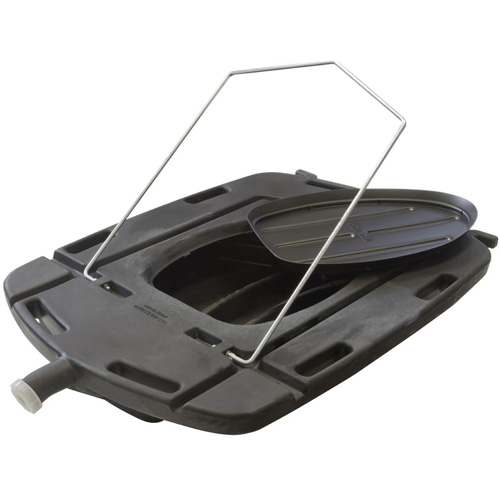 Bac de vidange d'huile pour camion &agrave; profil bas avec couvercle Distribution Industrielle GC