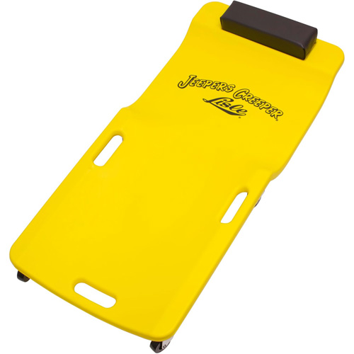 Yellow Low Profile Plastic Creeper Distribution Industrielle GC