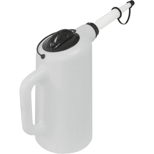 Distributeur dhuile avec couvercle et bouchon, Plastique, Capacit&eacute; de 8 pintes Distribution Industrielle GC