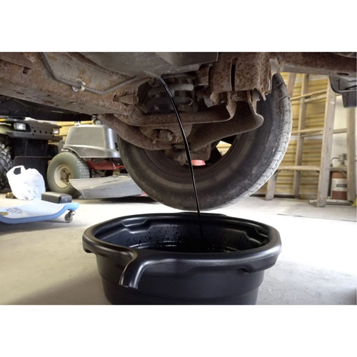 Black Oval Drain Pan Distribution Industrielle GC
