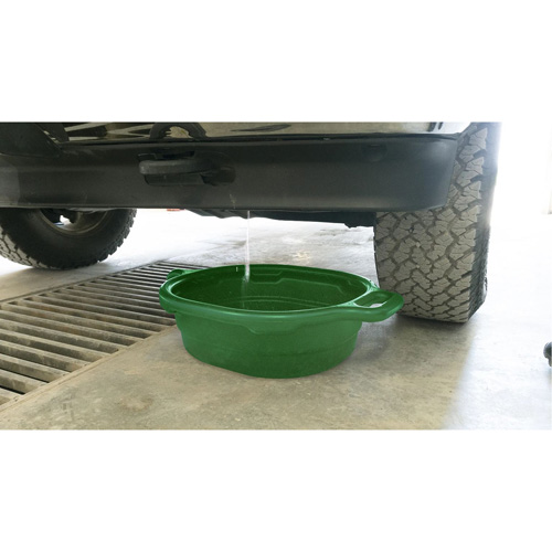 Green Oval Drain Pan Distribution Industrielle GC
