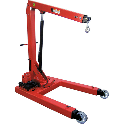 Grue hydraulique de plancher &eacute;lectro, Capacit&eacute; 6613,87 lb (3 tonnes) Distribution Industrielle GC