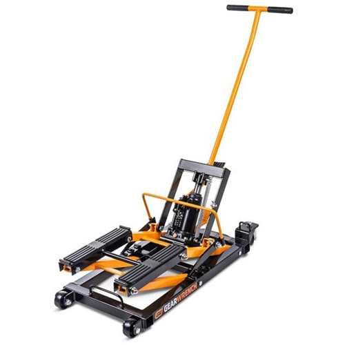 ATV and Motorcycle Jack, 0.75 Ton(s) Capacity, 4-2/3" Lowered, 14-1/2" Raised, Manual Hydraulic Distribution Industrielle GC
