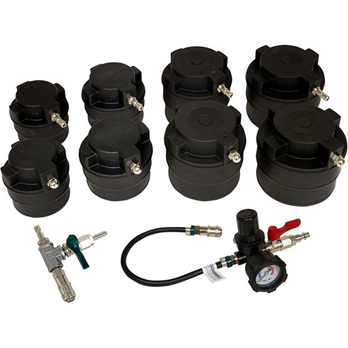 10-Piece HD Turbo Air System Test Kit with Smoke Adapter Distribution Industrielle GC