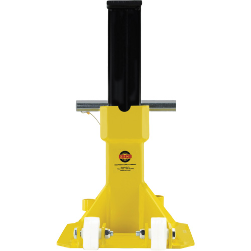 EZ-Wheel Jack Stand, Locking Pin, 22 Tons Capacity, 13-1/2" - 20" H Distribution Industrielle GC