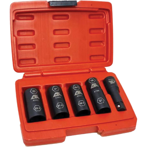 Ensemble de douilles r&eacute;versibles, 5 Morceaux, Prise de 1/2" Distribution Industrielle GC