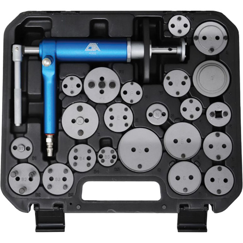 Ensemble d'outils pneumatiques pour le remontage des &eacute;triers de frein Distribution Industrielle GC
