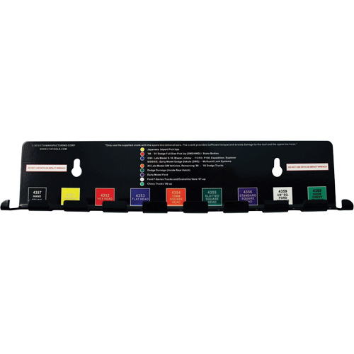 Ensemble d'outils pour roue de secours 10 mcx Distribution Industrielle GC