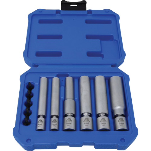 6-Piece Spark Plug & Glow Plug Socket Set Distribution Industrielle GC