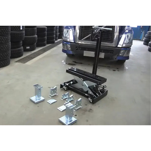 Floor Service Jack, 14 Ton(s) Capacity, 8-1/4" Lowered, 20" Raised, Air Hydraulic Distribution Industrielle GC