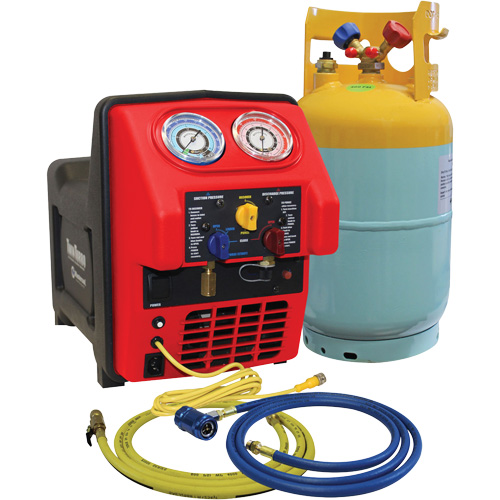 Machine de r&eacute;cup&eacute;ration de r&eacute;frig&eacute;rant sans &eacute;tincelles &agrave; double turbo pour R1234Yf Distribution Industrielle GC