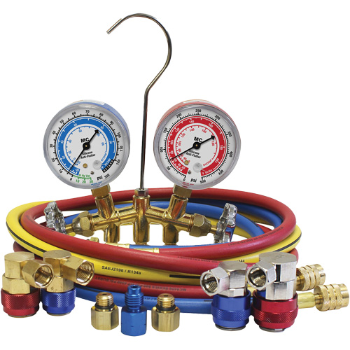Ensemble de manom&egrave;tres collecteur double Distribution Industrielle GC