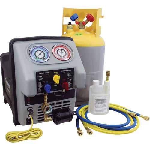 Machine de r&eacute;cup&eacute;ration de r&eacute;frig&eacute;rant double turbo pour "unit&eacute;s de r&eacute;f&eacute;rence" Distribution Industrielle GC