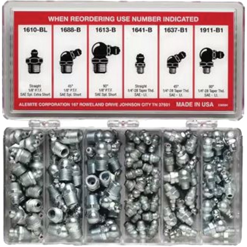96-Piece Fitting Assortment with Box Distribution Industrielle GC