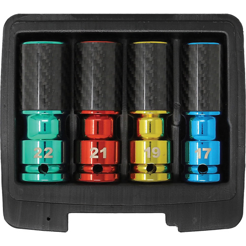 Lug Socket Set with Carbon Fiber Sleeves Distribution Industrielle GC