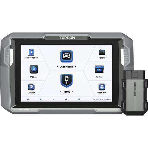 Outil de diagnostic et programmation des cl&eacute;s UltraDiag 8" avec commandes bidirectionnelles Distribution Industrielle GC