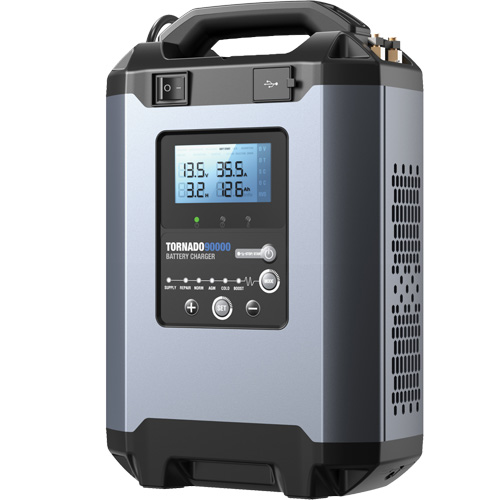 Alimentation stable 90 A et chargeur intelligent 12 V/24 V Tornado90000 Distribution Industrielle GC