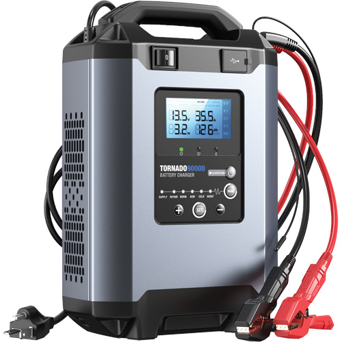 Alimentation stable 90 A et chargeur intelligent 12 V/24 V Tornado90000 Distribution Industrielle GC