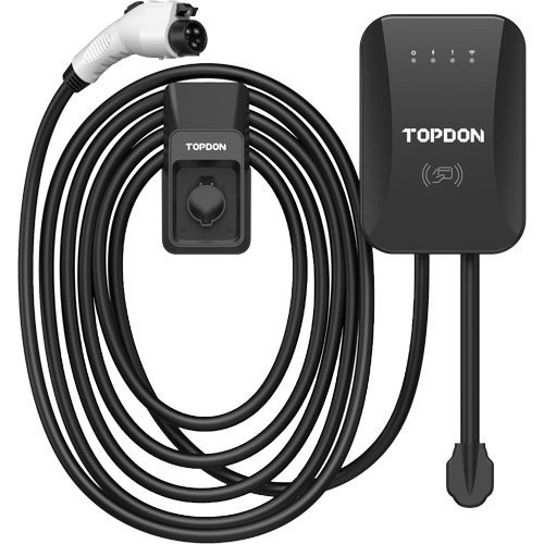 Chargeur r&eacute;sidentiel PulseQ AC pour VE avec mode identification par radiofr&eacute;quence (RFID), 40 A, Niveau 2 CA, Connecteur Type 1 (SAE J1772) Distribution Industrielle GC