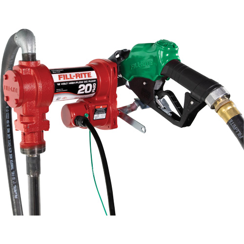 Pompe de transfert de carburant 12 V avec pistolet Distribution Industrielle GC