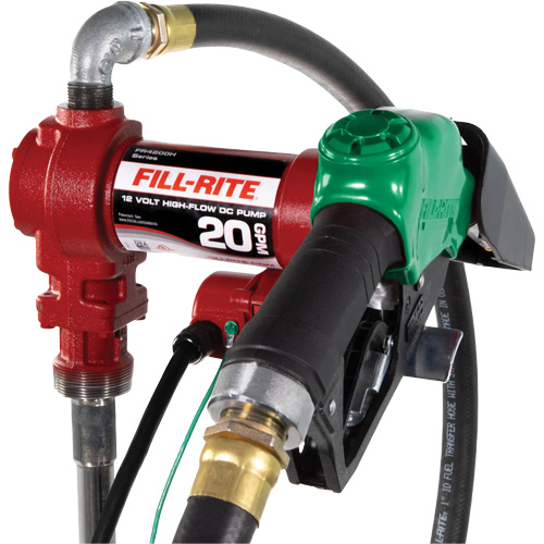 Pompe de transfert de carburant 12 V avec pistolet Distribution Industrielle GC