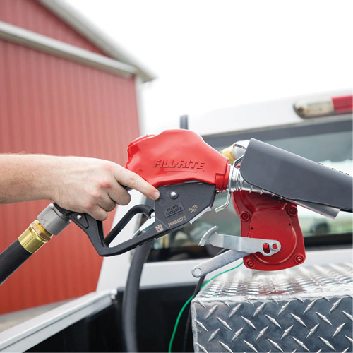 Pistolet de distribution automatique rouge pour essence Distribution Industrielle GC
