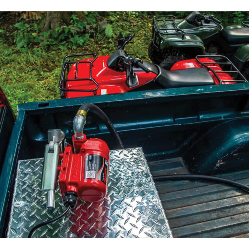 Pompe de transfert de carburant 12 V CC avec pistolet Distribution Industrielle GC