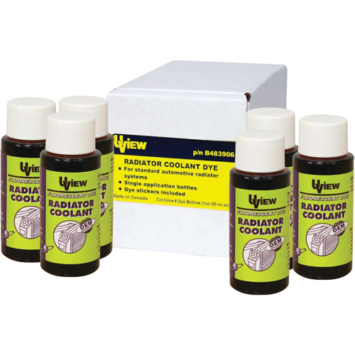 Bouteilles de colorant pour refroidissant de radiateur Distribution Industrielle GC
