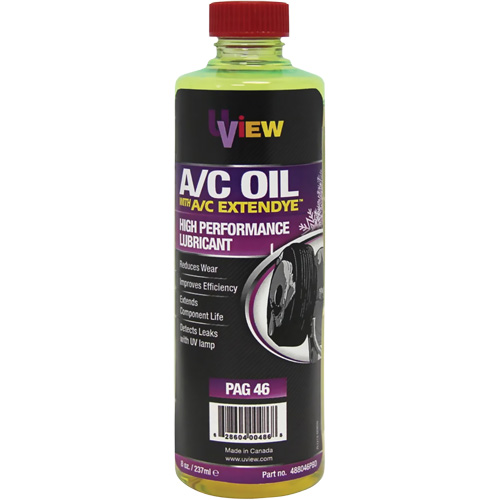 PAG 46 Oil with A/C ExtenDye, 237 ml, Bottle Distribution Industrielle GC