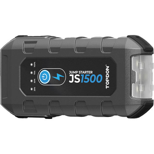 D&eacute;marreur d'appoint, survolteur, banque d'alimentation et lampe de poche JumpSurge1500 Distribution Industrielle GC