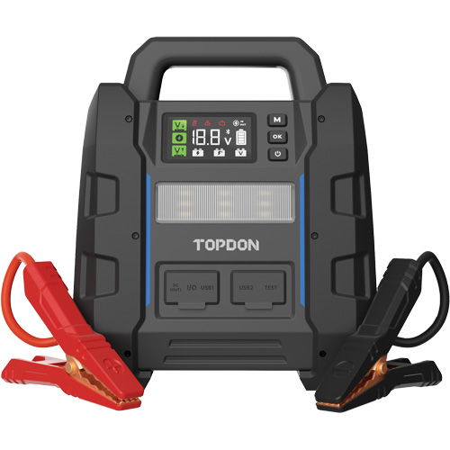 V4500 2-en-1: d&eacute;marreur de secours de 4500 A de pointe, batterie & testeur de syst&egrave;me Distribution Industrielle GC
