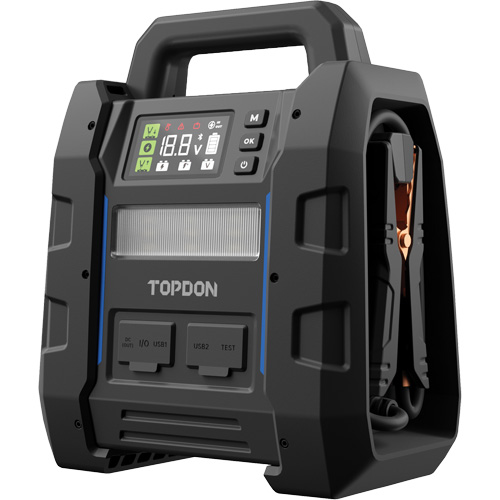 V4500 2-en-1: d&eacute;marreur de secours de 4500 A de pointe, batterie & testeur de syst&egrave;me Distribution Industrielle GC