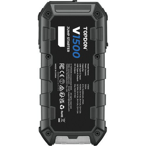 V1500 Jump Starter, Booster, Power Bank & Flashlight Distribution Industrielle GC