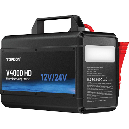 V4000 HD 12V/24V 4000A Jump Starter Distribution Industrielle GC