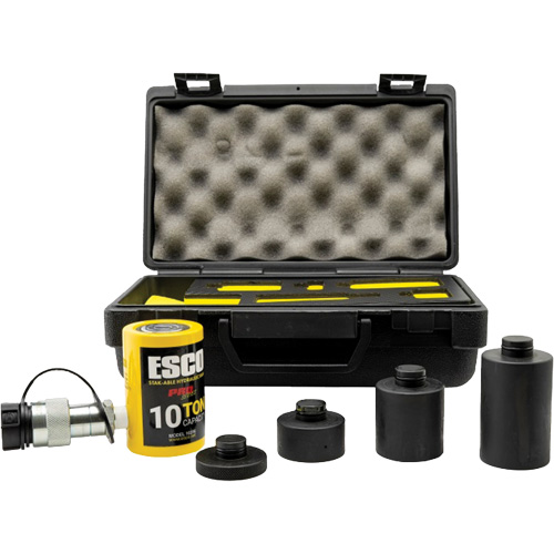 Ensemble de v&eacute;rin hydraulique STAK-ABLE 10 tonnes Distribution Industrielle GC