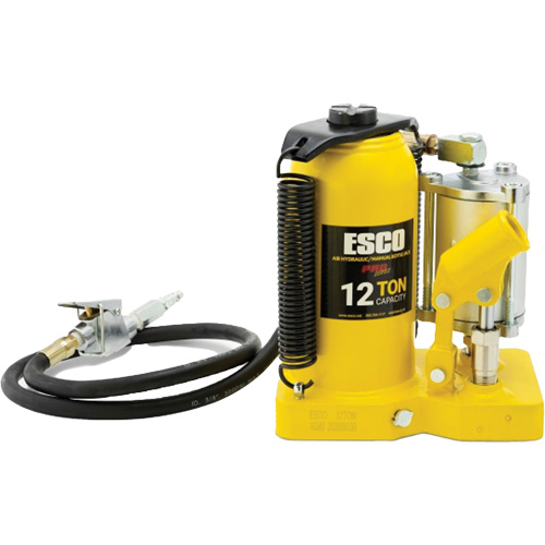 Pro Series Bottle Jack, 12 Ton(s), Air Hydraulic, 18-1/2" Raised Height Distribution Industrielle GC