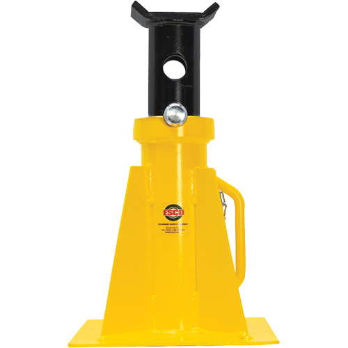 Support de v&eacute;rin &agrave; goupille, Tige verrouillable, Capacit&eacute; de 25 tonnes, 15-3/4" - 26-3/4" h Distribution Industrielle GC