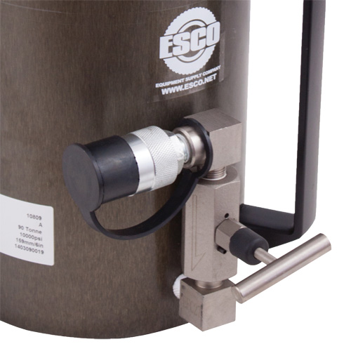 Cric de s&eacute;curit&eacute;, Col verrouillable, Capacit&eacute; de 100 tonnes, 13-37/100" - 19-3/5" h Distribution Industrielle GC