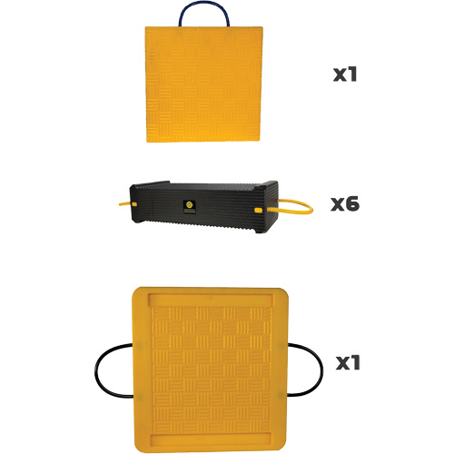 8-Piece CribLok Composite Cribbing System Kit Distribution Industrielle GC