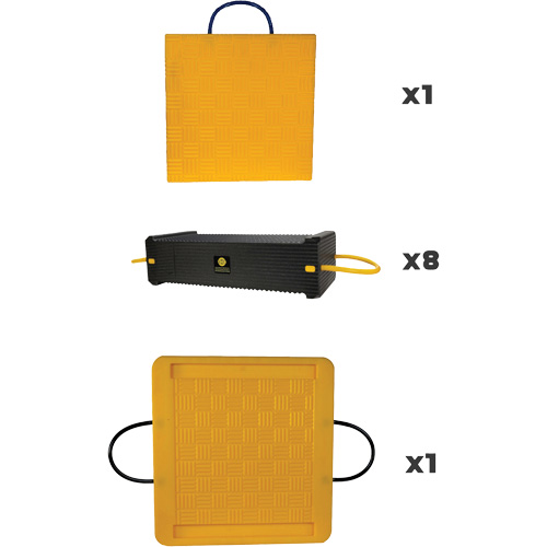 10-Piece CribLok Composite Cribbing System Kit Distribution Industrielle GC