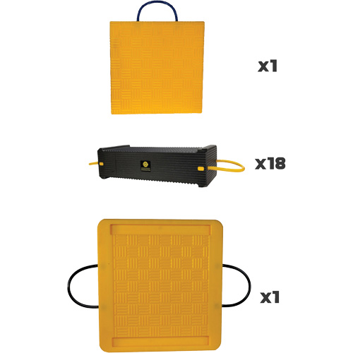 20-Piece CribLok Composite Cribbing System Kit Distribution Industrielle GC