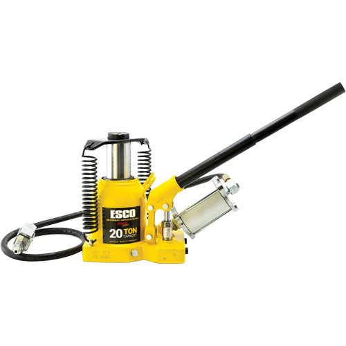 Cric bouteille de s&eacute;rie Pro "Shorty", 20 tonne(s), Air comprim&eacute;/hydraulique, 12-5/8" Hauteur &eacute;lev&eacute;e Distribution Industrielle GC