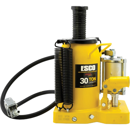 Pro Series  Bottle Jack, 30 tons, Air Hydraulic, 20" Raised Height Distribution Industrielle GC
